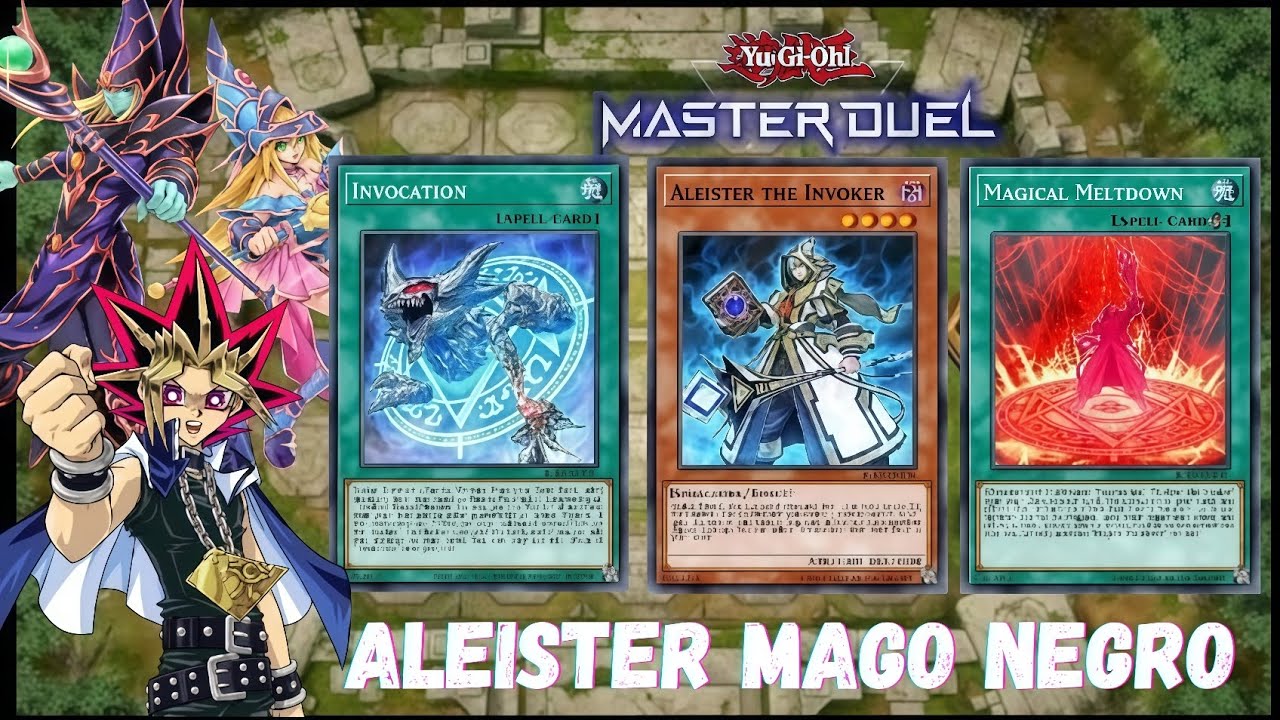 ALEISTER E MAGO NEGRO | YU-GI-OH MASTER DUEL 