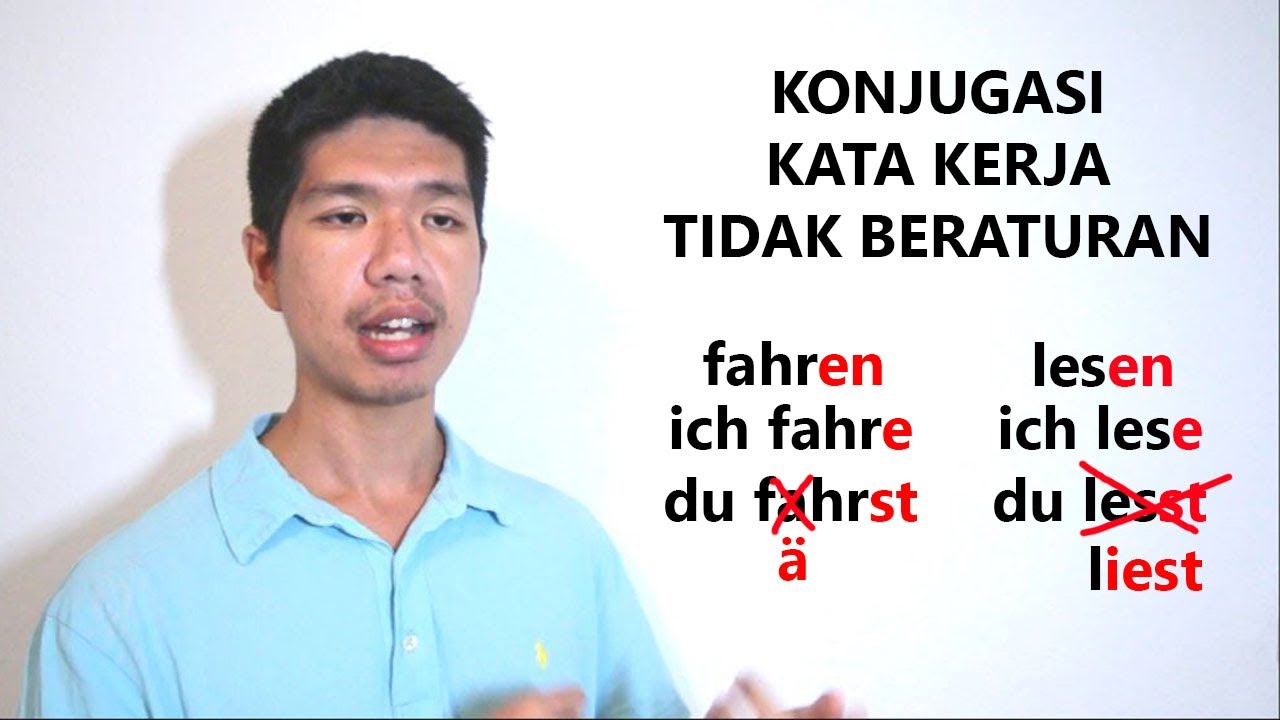 Konjugasi Kata Kerja Tidak Beraturan | Kata Kerja Bahasa Jerman | Belajar Bahasa Jerman