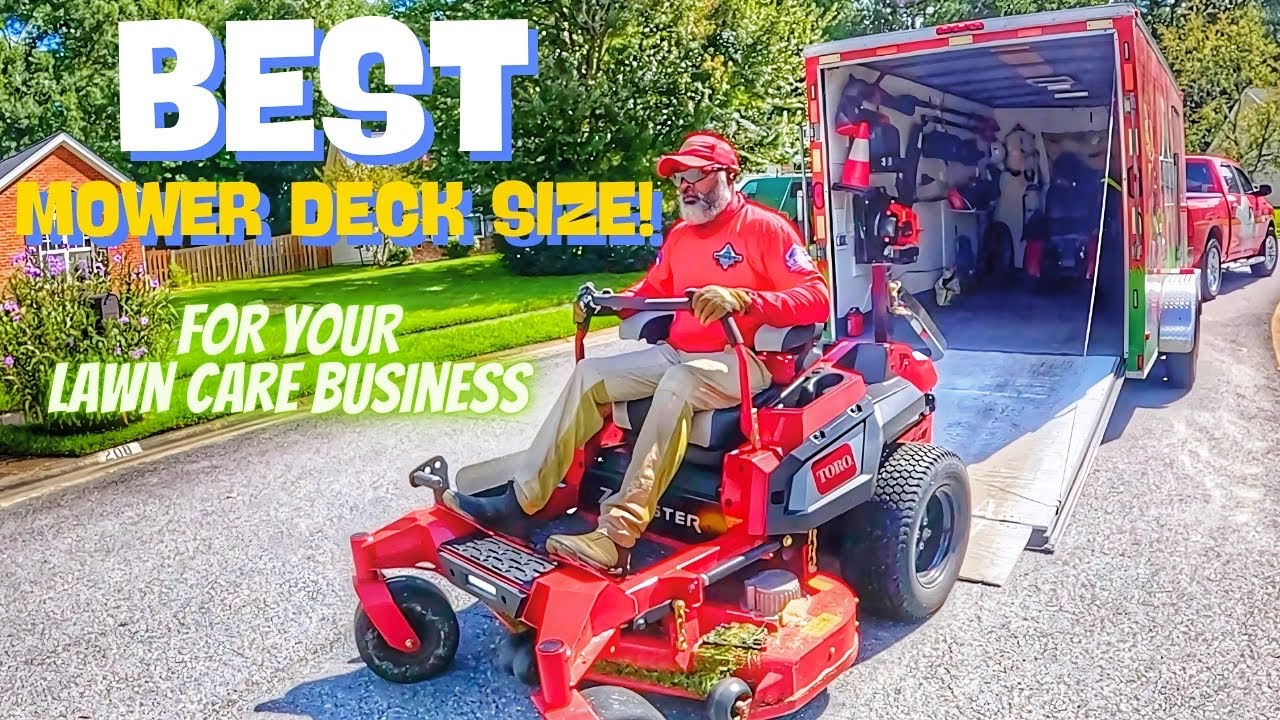 The Best Lawn Mower Deck Size for Starting a Lawn Care Business (Don't Make This Mistake!)