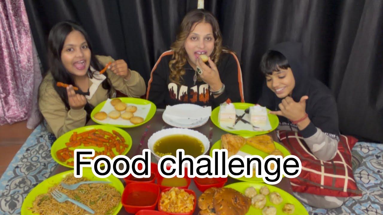 Food challenge🍛🌯 |@durgeshandmanisha|food|tmkocquiz|challange|funny|foodie|