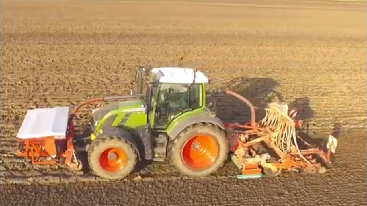 Land maaien, ploegen en zaaien bij Loonbedrijf C&W Wijne - Flying Movies