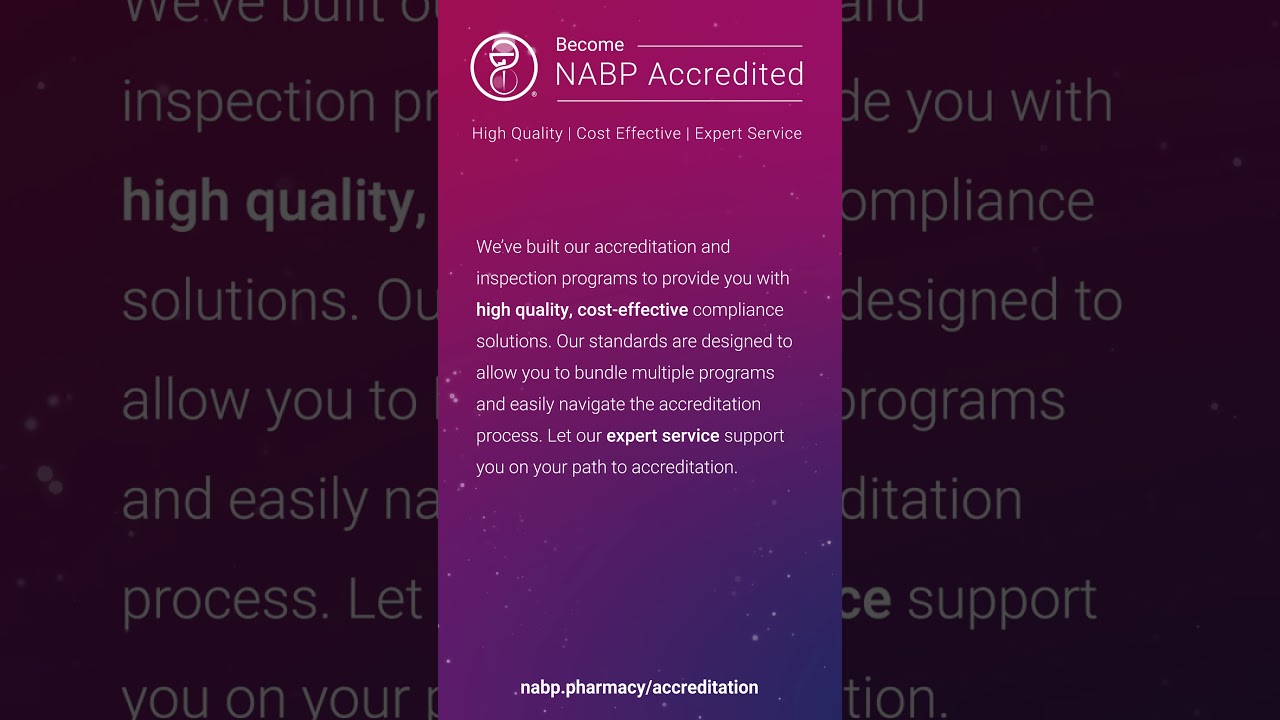 Become #NABPAccredited