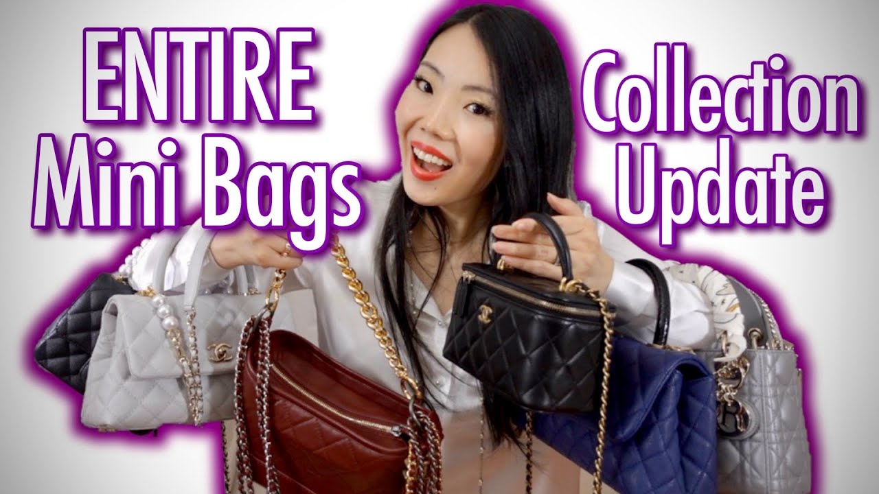 Entire Mini Bag Collection RANKED - Modelling Shots + Best Bag Accessories for them! FashionablyAMY
