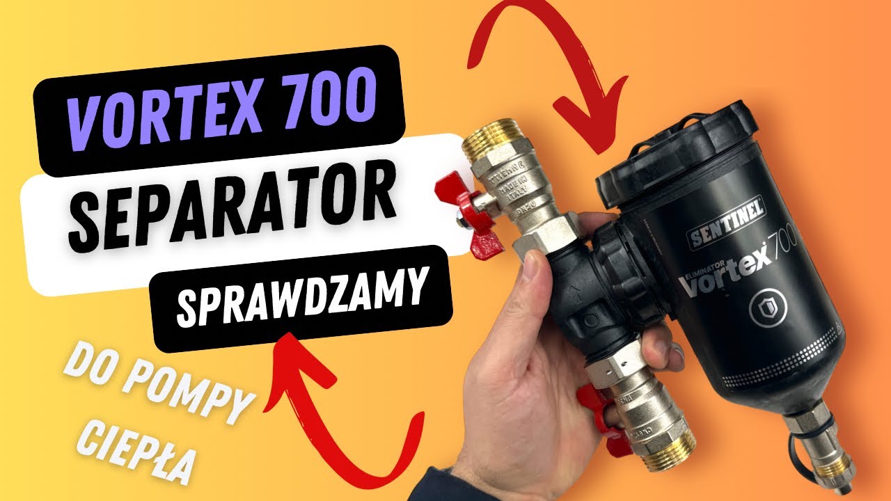 Vortex 700 Sentinel filtr magnetyczny separator 1&rdquo; i 1 1/4&rdquo; do pomp ciepła i nie tylko. MateoMarket