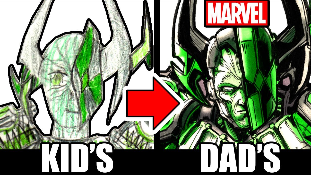 KID'S DESIGN Redrawn by A PRO MARVEL ARTIST! PART 14!