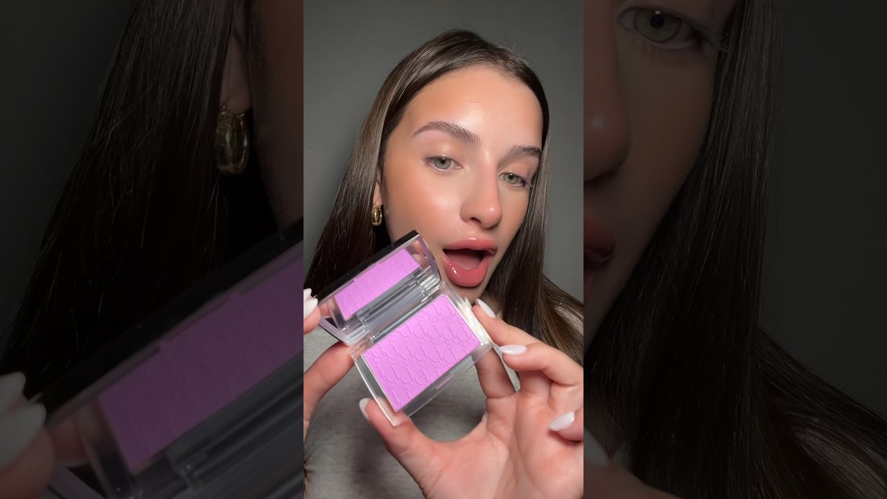 NEW dior pink lilac blush 💜 #beauty #makeup #makeuptutorial