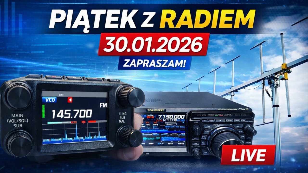 PIĄTEK Z RADIEM LIVE #114 🔴 | 30 Stycznia 2026 20:55 Zapraszam
