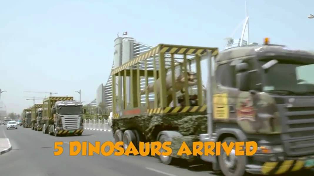 DINOSAURS ROAR THROUGH DUBAI