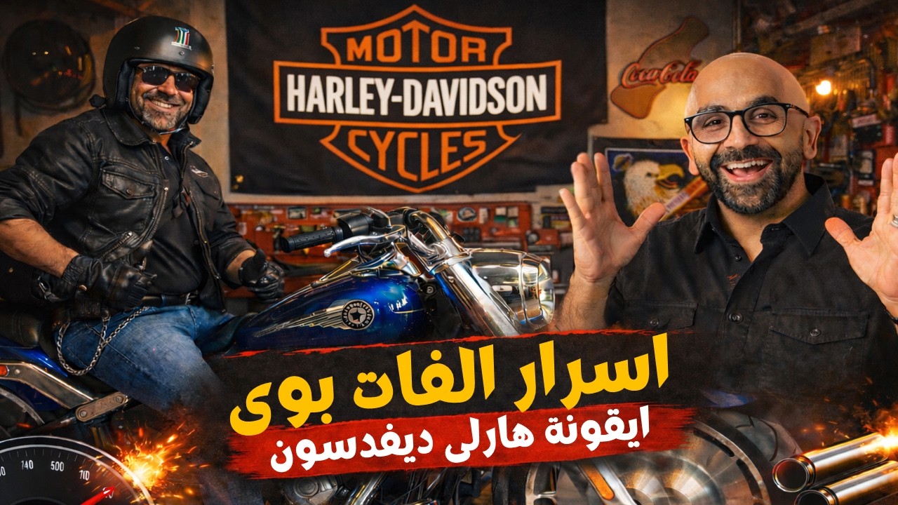 اسرار الفات بوى (FatBoy) | ايقونة هارلى ديفدسون (Harley Davidson)