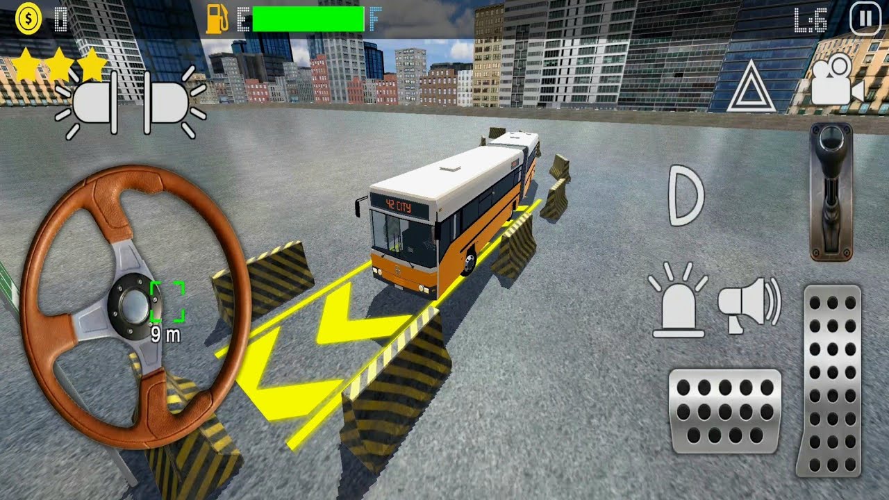 Articulated Bus Parking 🚌 | Android & iOS Gameplay | Real Bus Parking Simulator