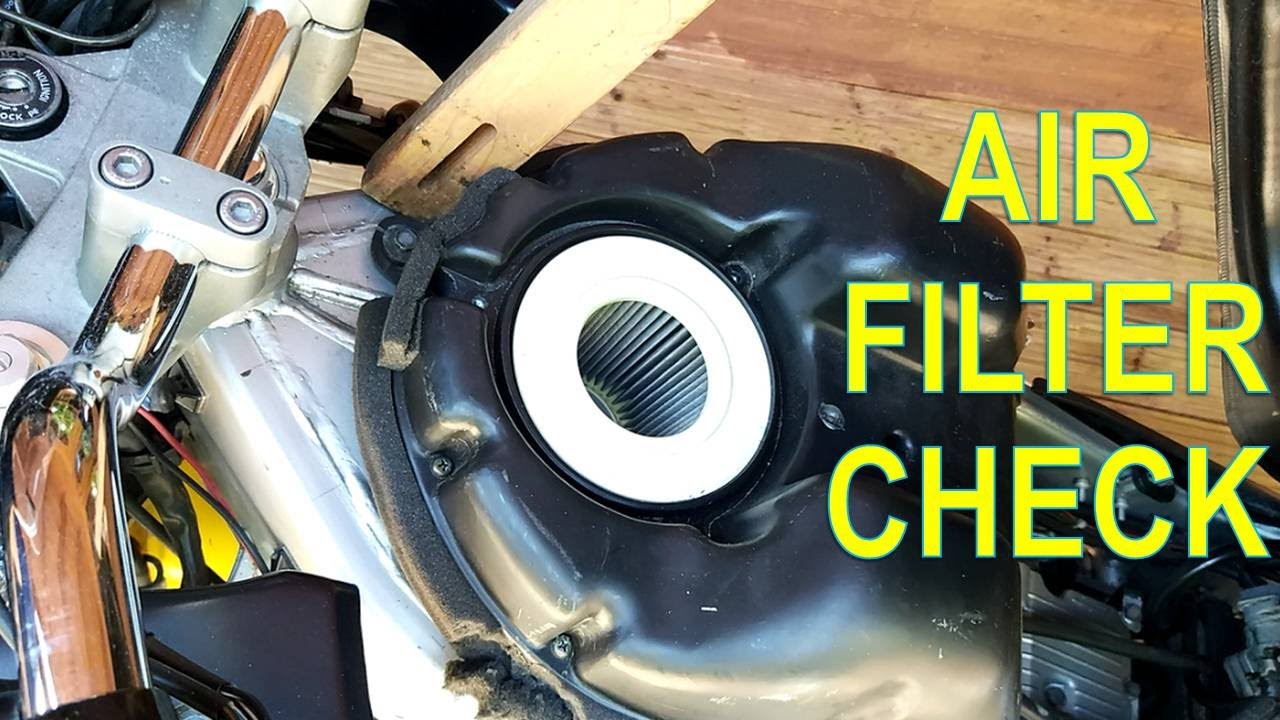 Yamaha TDM 4TX1 1996 Air filter check change replacement