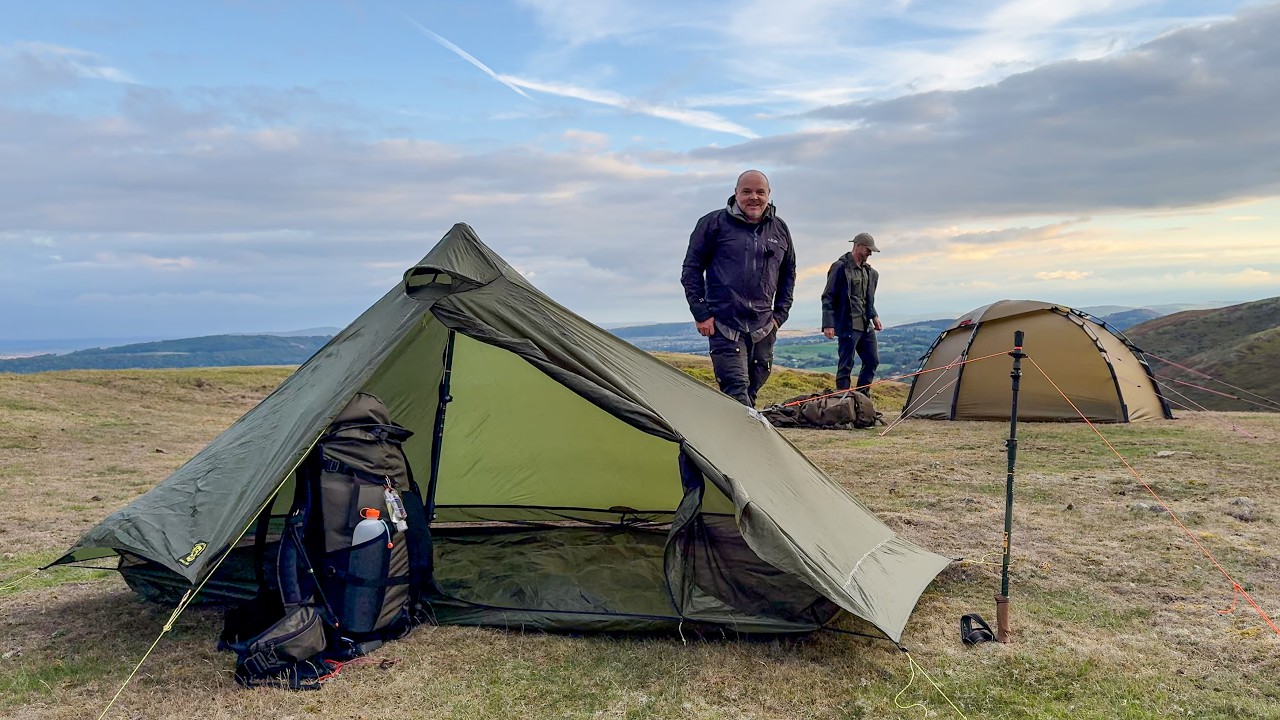 Shropshire Hills Wild Camping (Six Moon Designs Lunar Solo Tent)