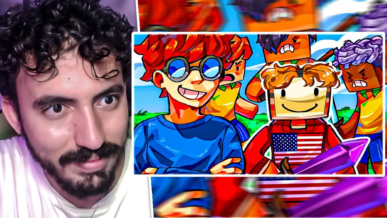 paguei o MELHOR JOGADOR de MINECRAFT contra 100 PLAYERS... - Porkin BR | Leozin React