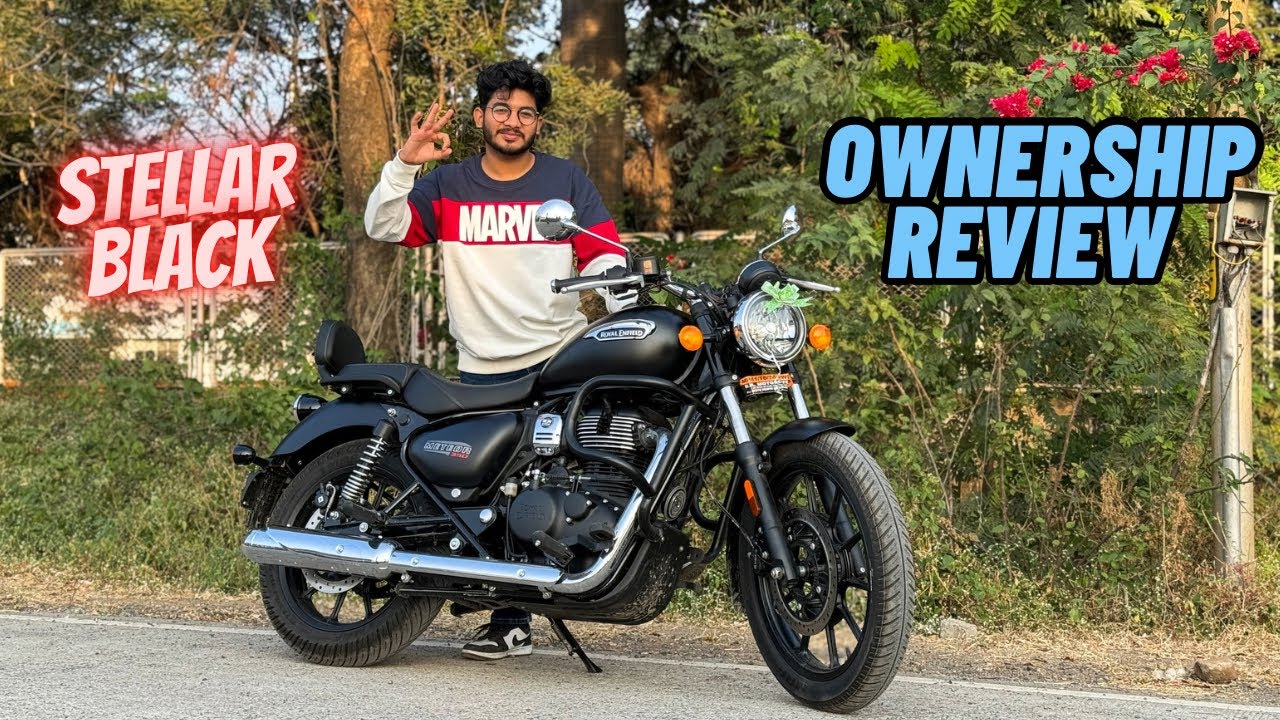 New Meteor 350 E20 Owners Review🔥 | Royal Enfield Meteor Stellar Black |