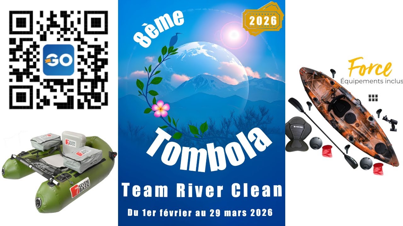 8ème Tombola Pêche Team River Clean