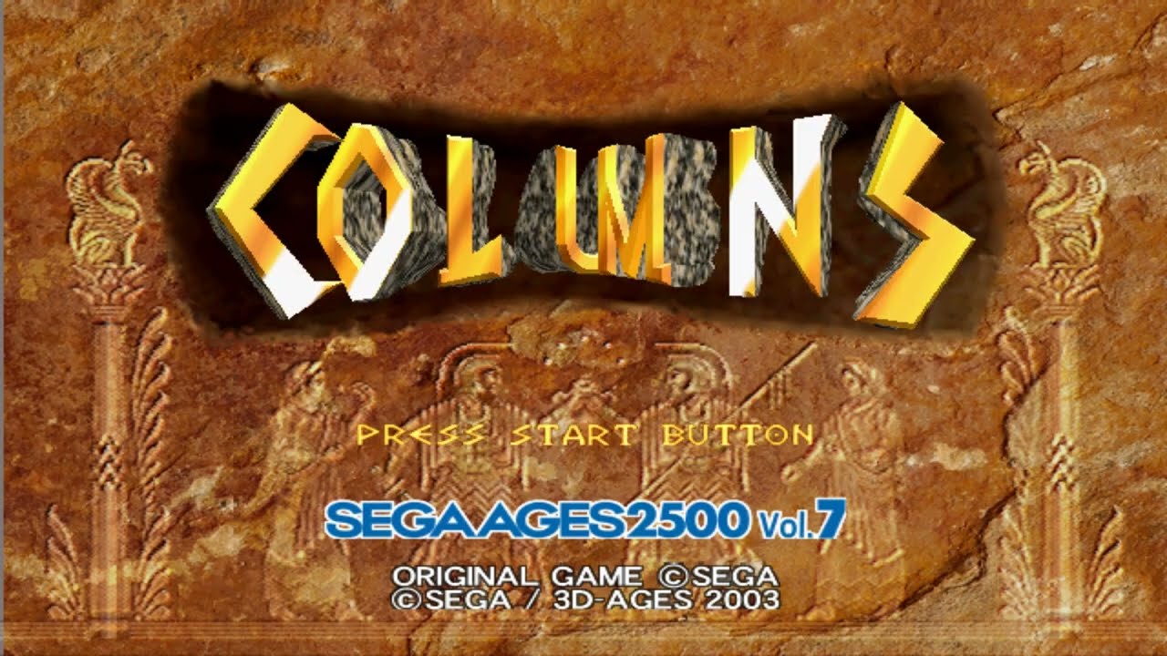 Sega Ages 2500 Series Vol. 7: Columns (SIMS, Sega, 2003)