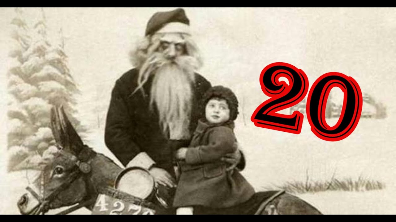 20 Creepy Santa Photos From The Past