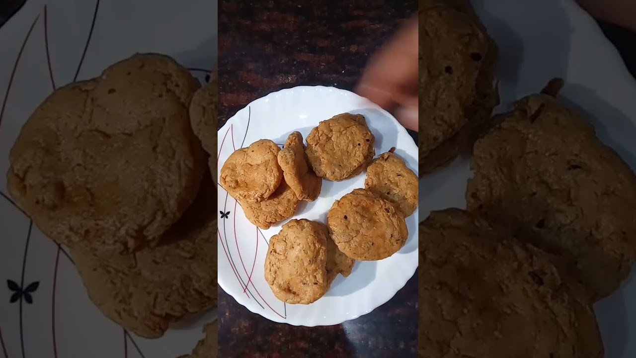 crispy tasty wheat flour mathri 😊 #shorts #jharkhandi rasoi