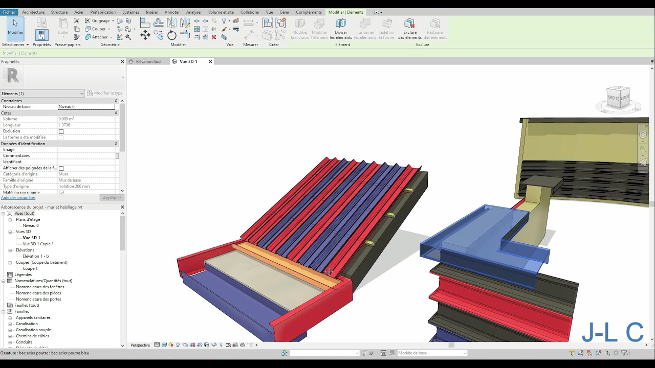 #Revit - Les murs reliefs et creux