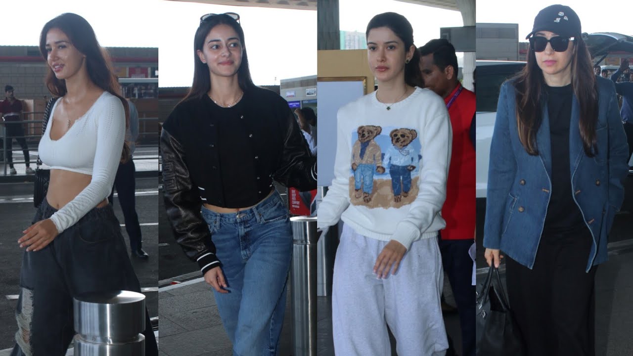 Disha Patani, Ananya Pandey Kareena Kapoor And Ritesh Deshmukh With Family Spotted At Mumbai Airport