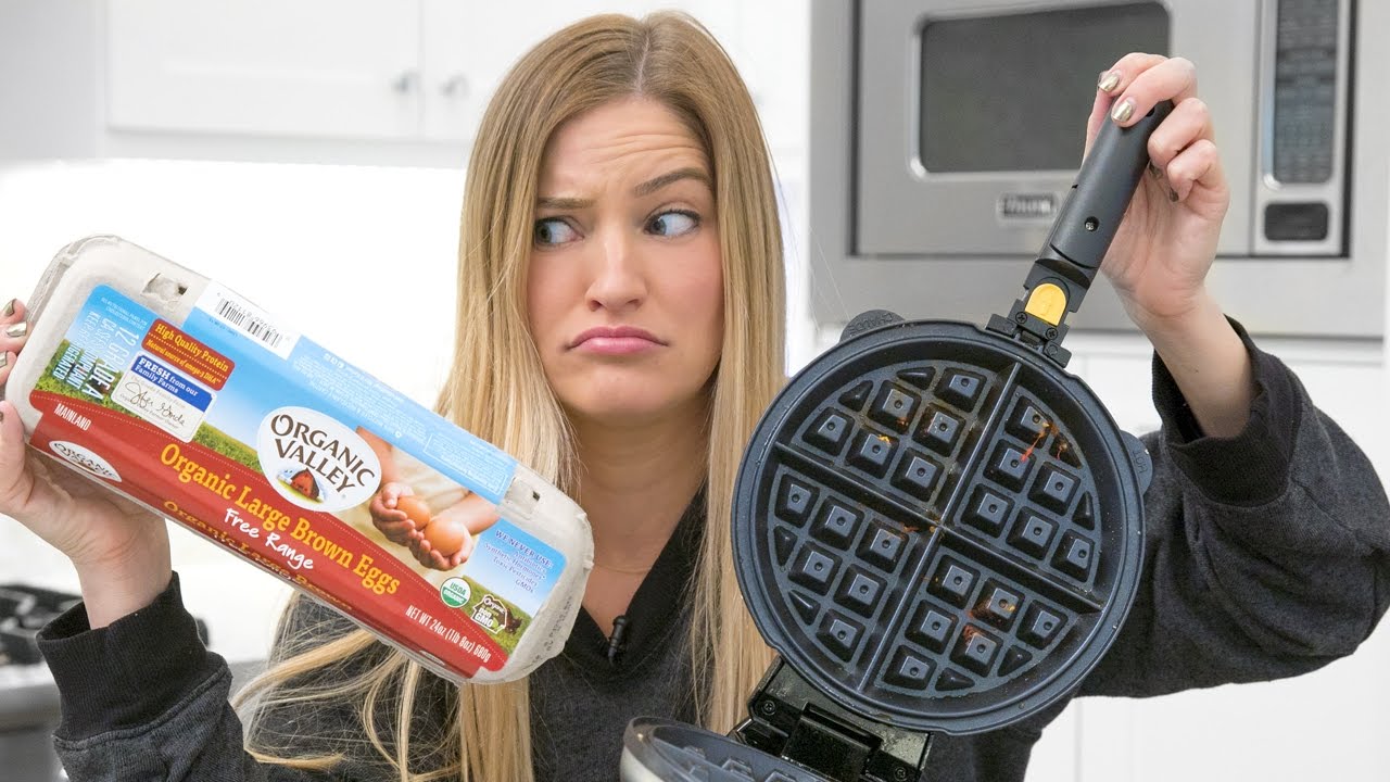 Making an Omelette in a Waffle Maker - What could go wrong?