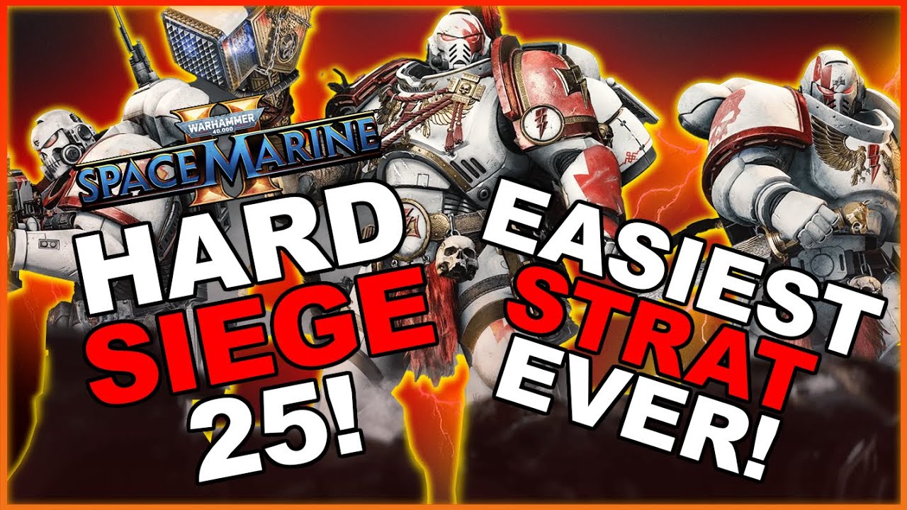 How to Wave 25+ Siege HARD mode! (composition, economy, strategy) Space Marine 2!