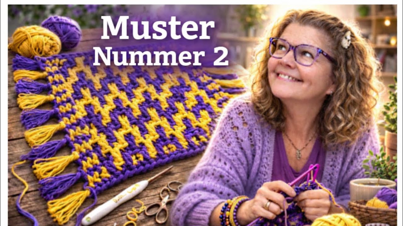 Mosaikhäkeln Zickzack-Muster – Häkelanleitung für Anfänger | Reihe für Reihe 