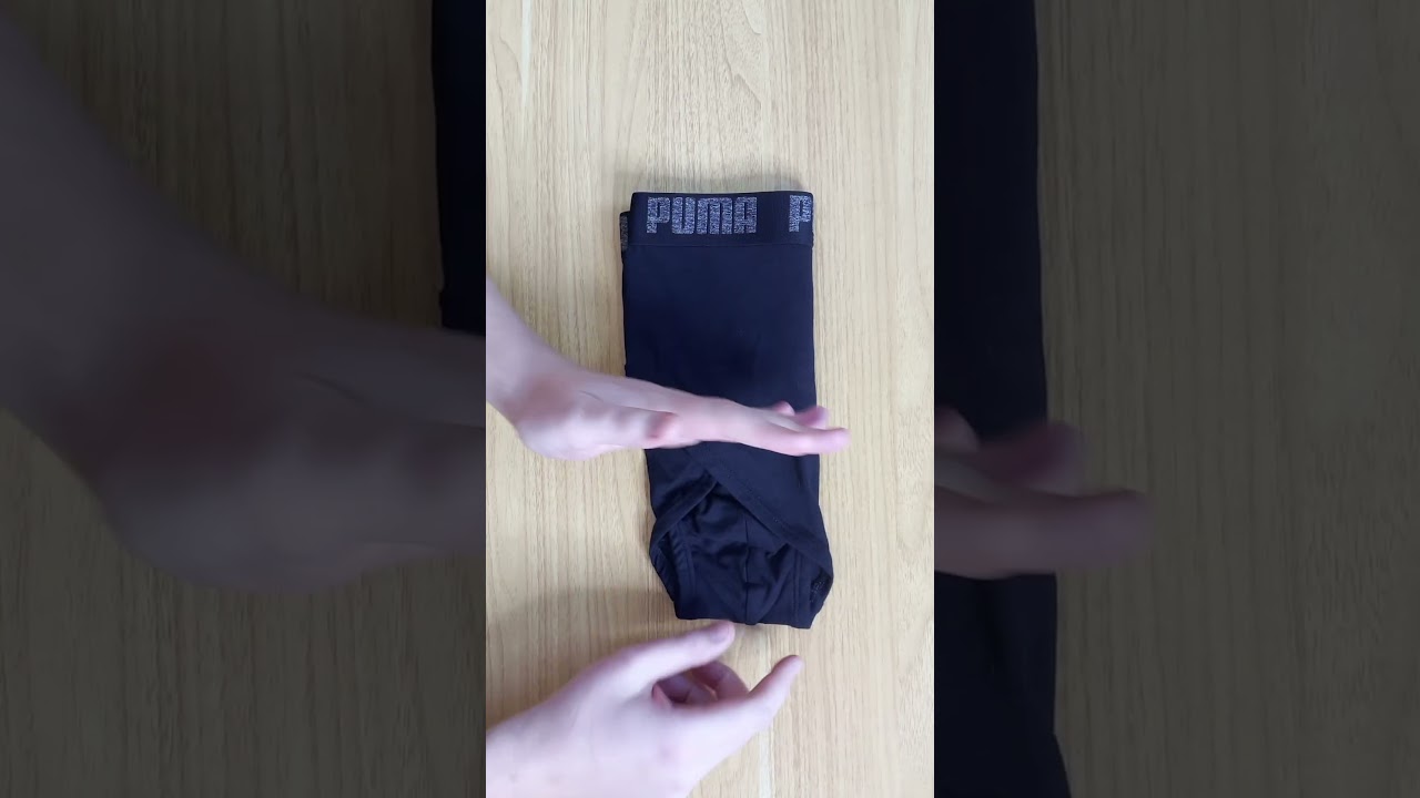 How to File Fold Briefs (Like the Marie Kondo) 