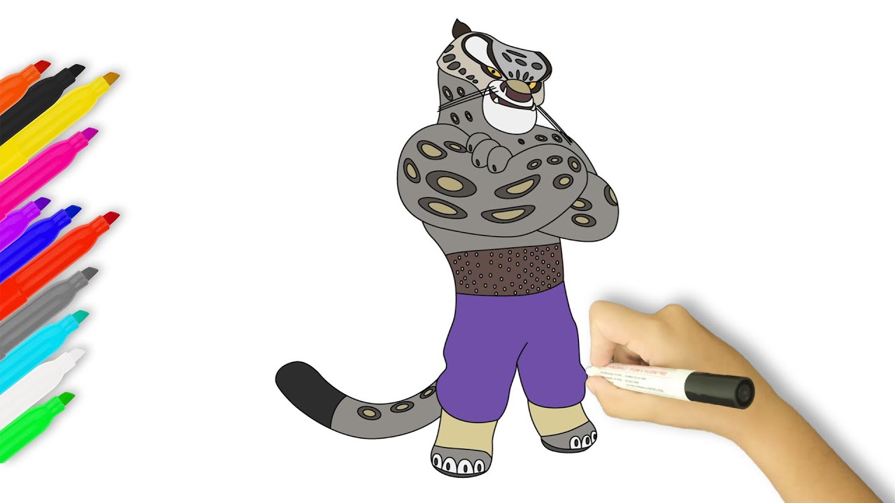 How to Draw Tai Lung | Kung Fu Panda 4