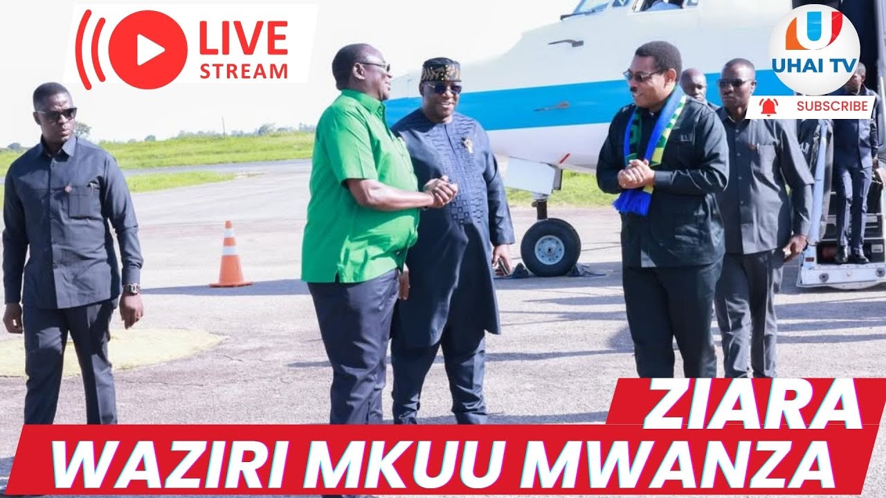 🔴🅻🅸🆅🅴: WAZIRI MKUU KWENYE MRADI WA MASHINE ZA KUSUKUMA MAJI - MWANZA