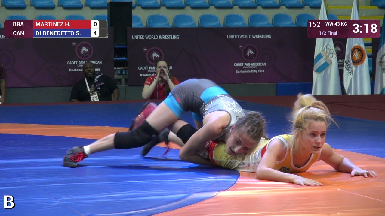 1/2 WW - 43 kg: H. MARTINEZ (BRA) v. S. DI BENEDETTO (CAN)