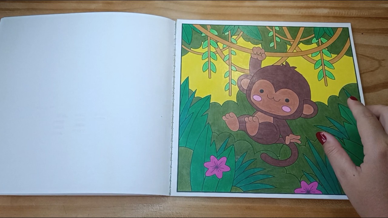 Jungle Buddies - página por página - Livro de colorir