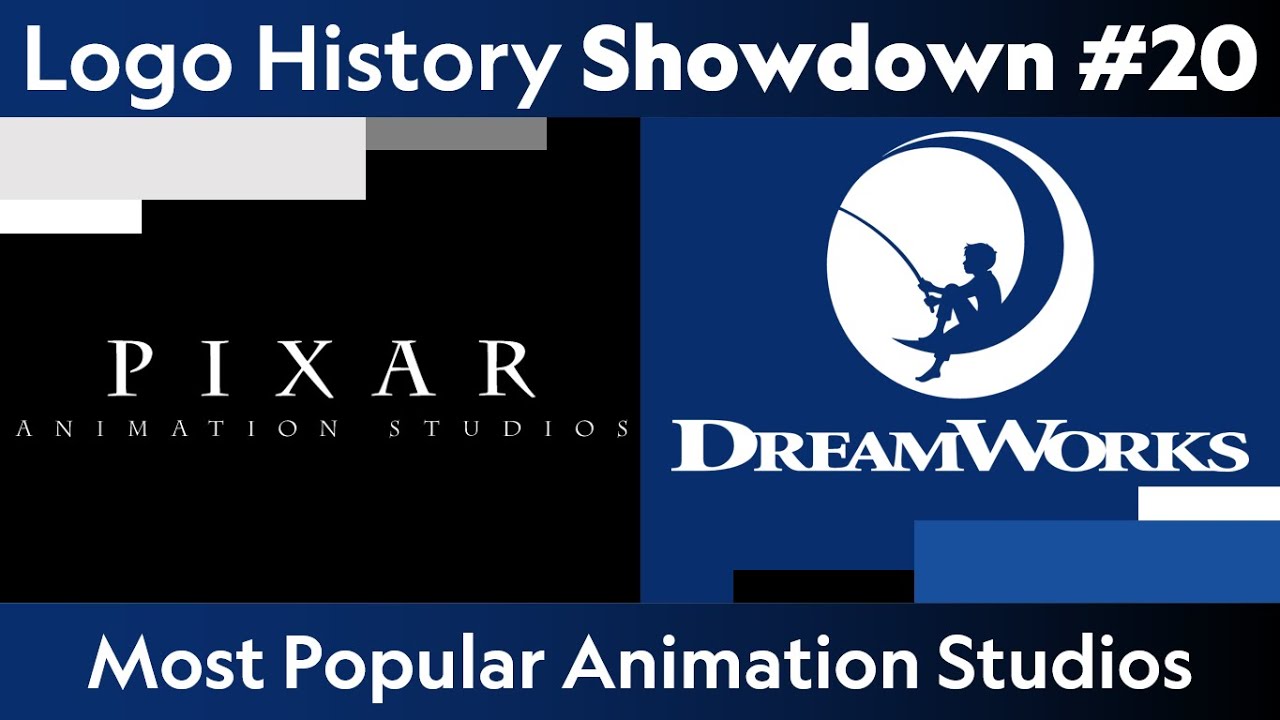 История логотипов: разбор №20 — Pixar Animation Studios против DreamWorks Animation