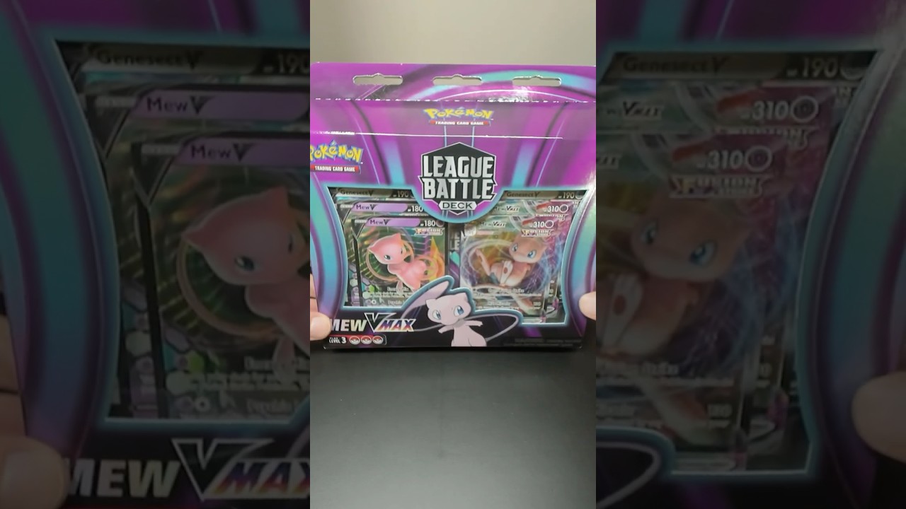 Pokemon Mew VMAX League Battle Deck #pokemon #pokemoncards #tcg #unboxing