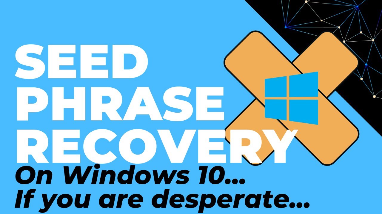 BTCRecover on Windows 10 if you are Desperate (Seed Phrase Recovery For Ledger, Trezor, Keepkey)