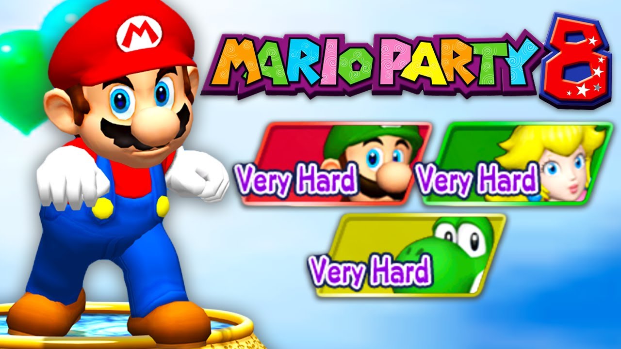 Winning Every 4 Player Minigame vs. the Hardest CPUs... (Mario Party 8)