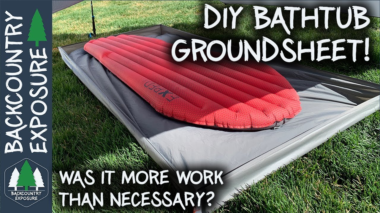 DIY Backpacking Gear | Bathtub Floor Groundsheet
