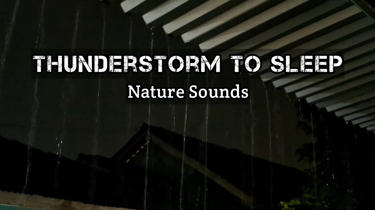 Heavy Rain and Thunderstorm ⛈️ The Ultimate Sleep ASMR ⛈️