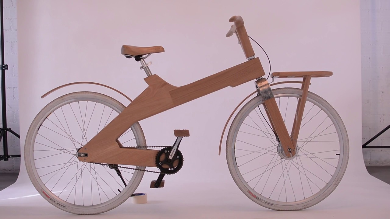 Coco mat wooden bike by AKTO Innovation Lab Project Leader Dimitris Skourogiannis