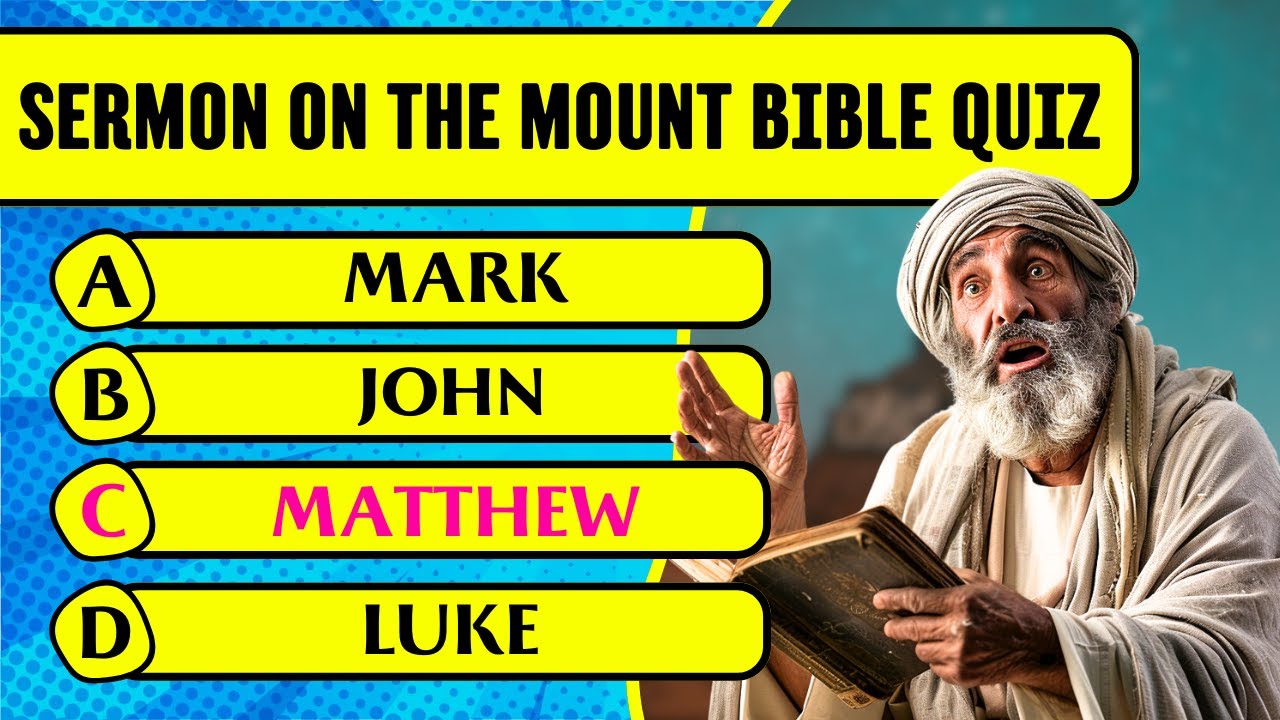 Sermon on the Mount Bible Quiz (50 Hardest Questions & Answers to Test Your Bible Knowledge)