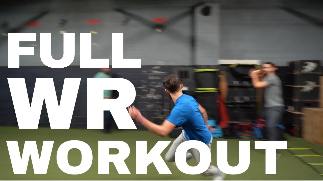 FOOTBALL WORKOUT || WIDE RECEIVER DRILLS