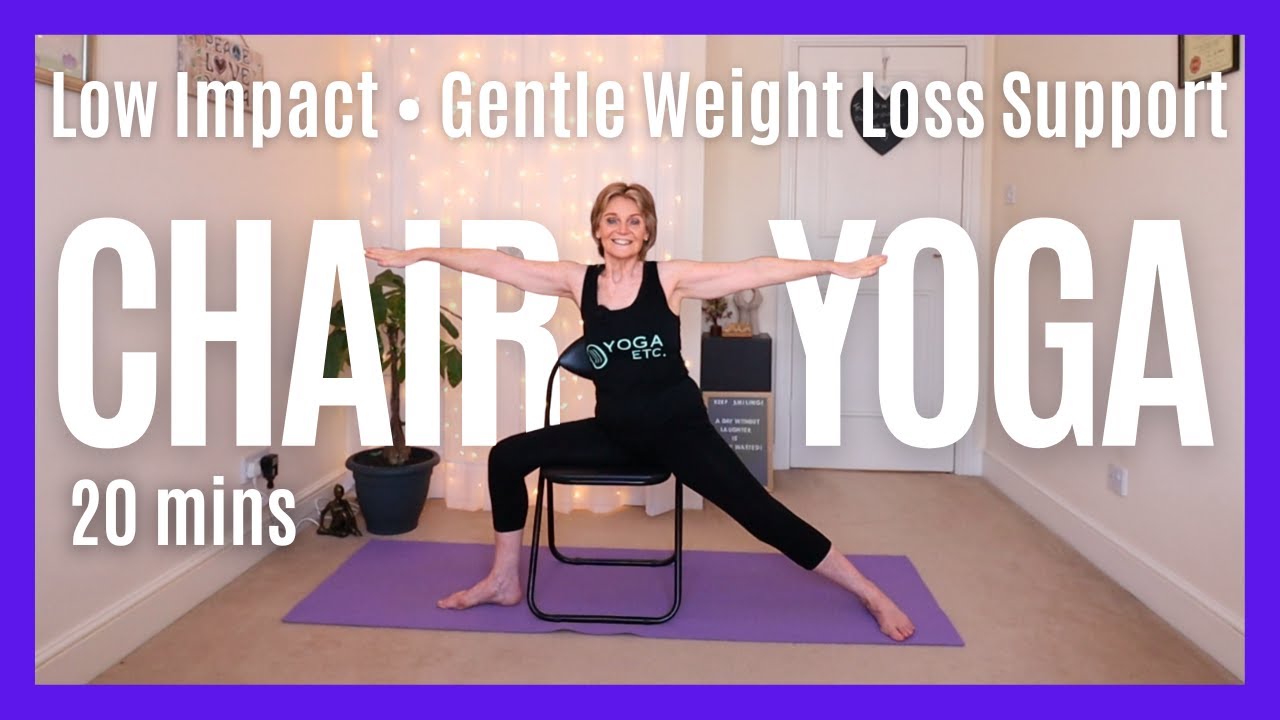 Chair Yoga for Seniors | Gentle Full Body Routine for Strength, Flexibility & Weight Loss
