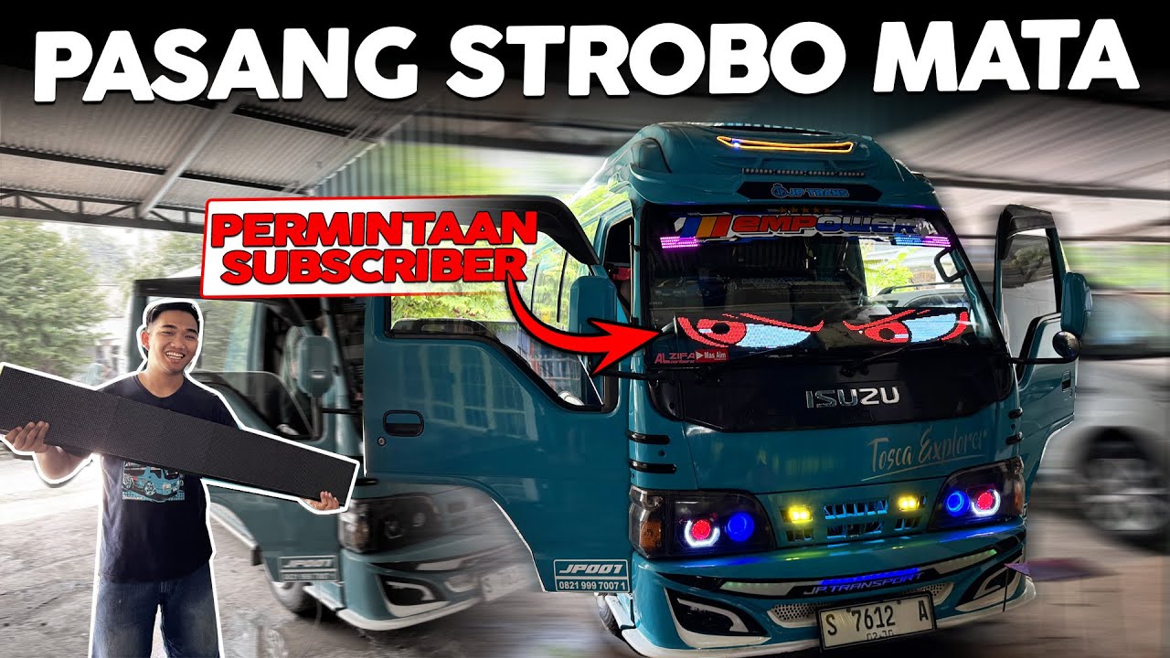 PASANG STROBO MATA  ⁉️ SESUAI PERMINTAAN SUBSCRIBER ELF LONG BASURI‼️