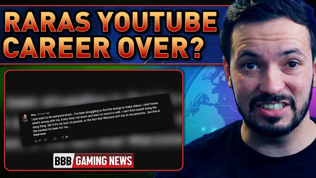 RARA's YouTube career OVER? - BBB Gaming News