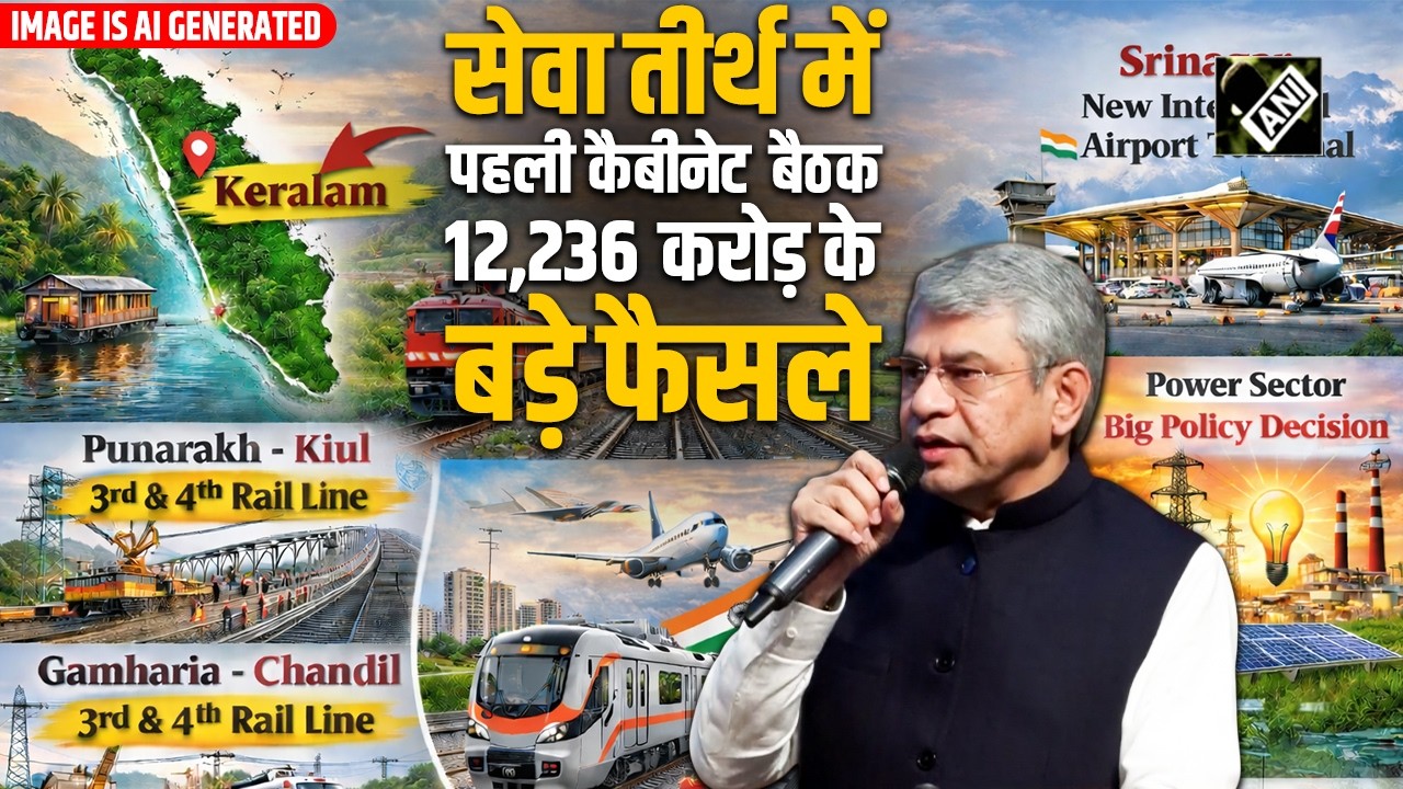 ‘Seva Teerth’ में हुई पहली Cabinet Breifing देश के लिये 12,236 Crore की परियोजनाओं को मंजूरी