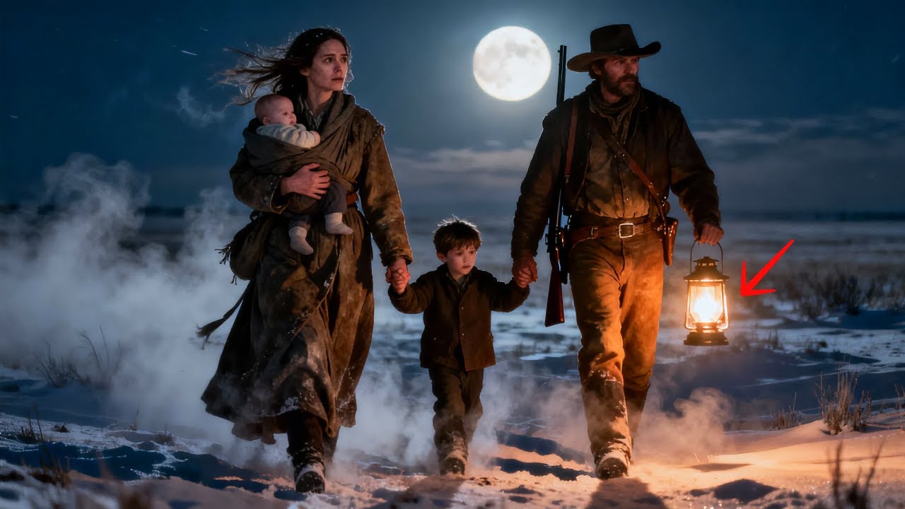 A Widowed Mother Walked All Night With Her Children — Survival Was Everything