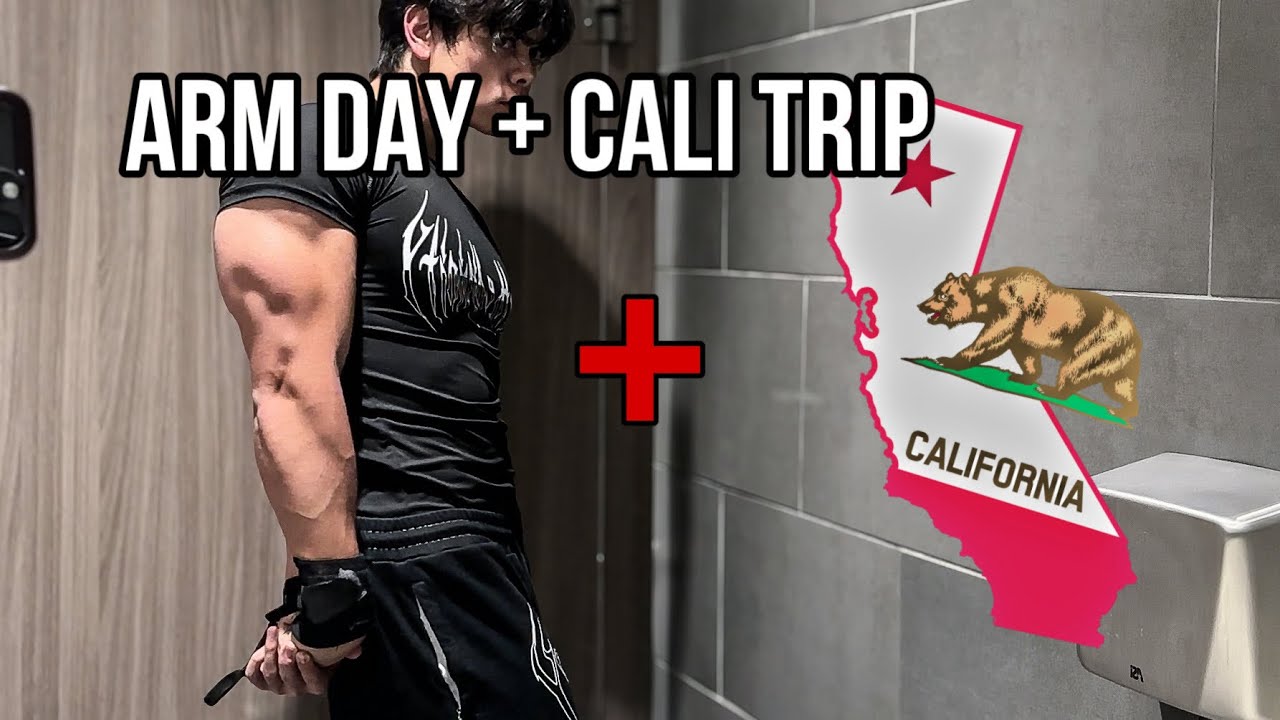 INJURED ARM DAY + CALI TRIP (Read Description)