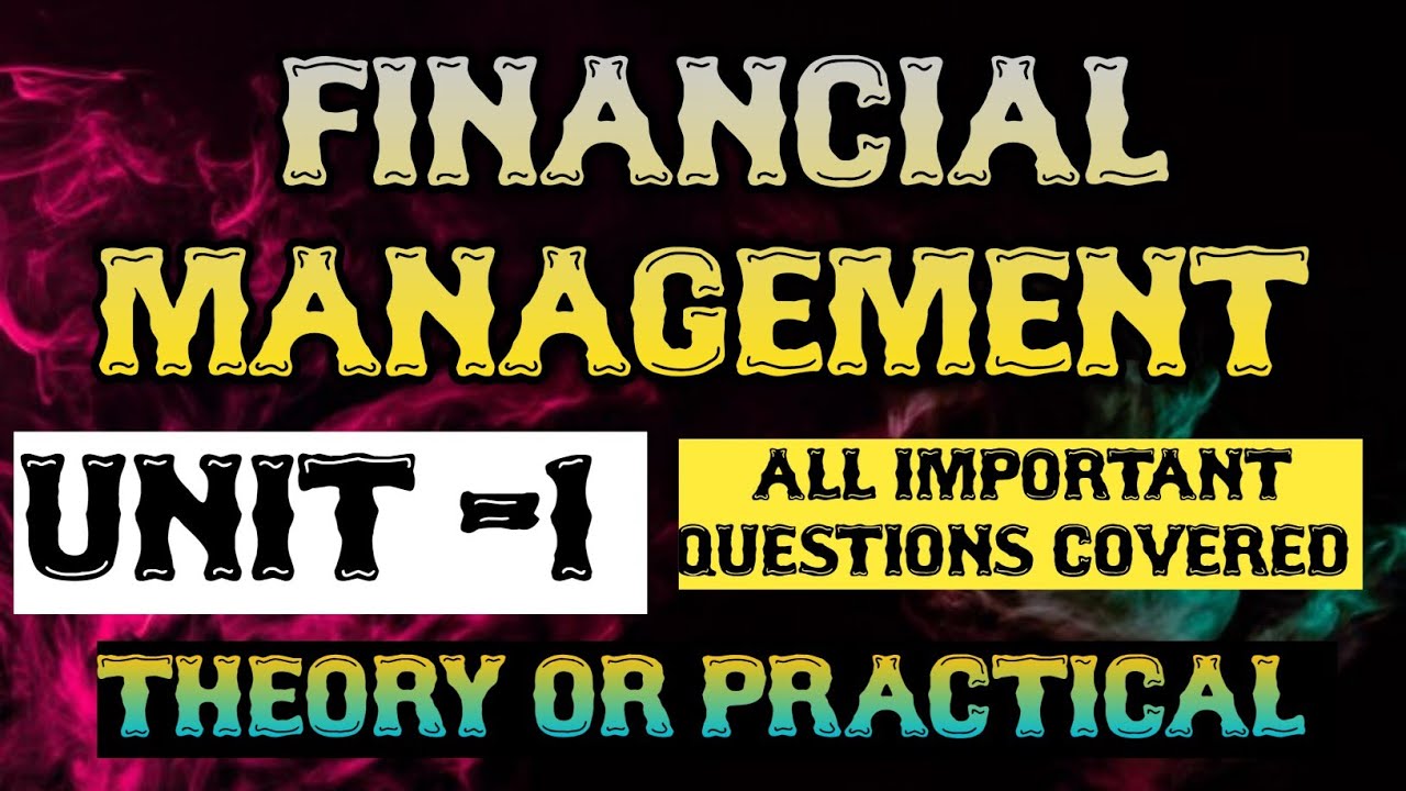 IMPORTANT QUESTIONS OF FINANCIAL MANAGEMENT #financialmanagement #hindi #bcom #hindi #hindi