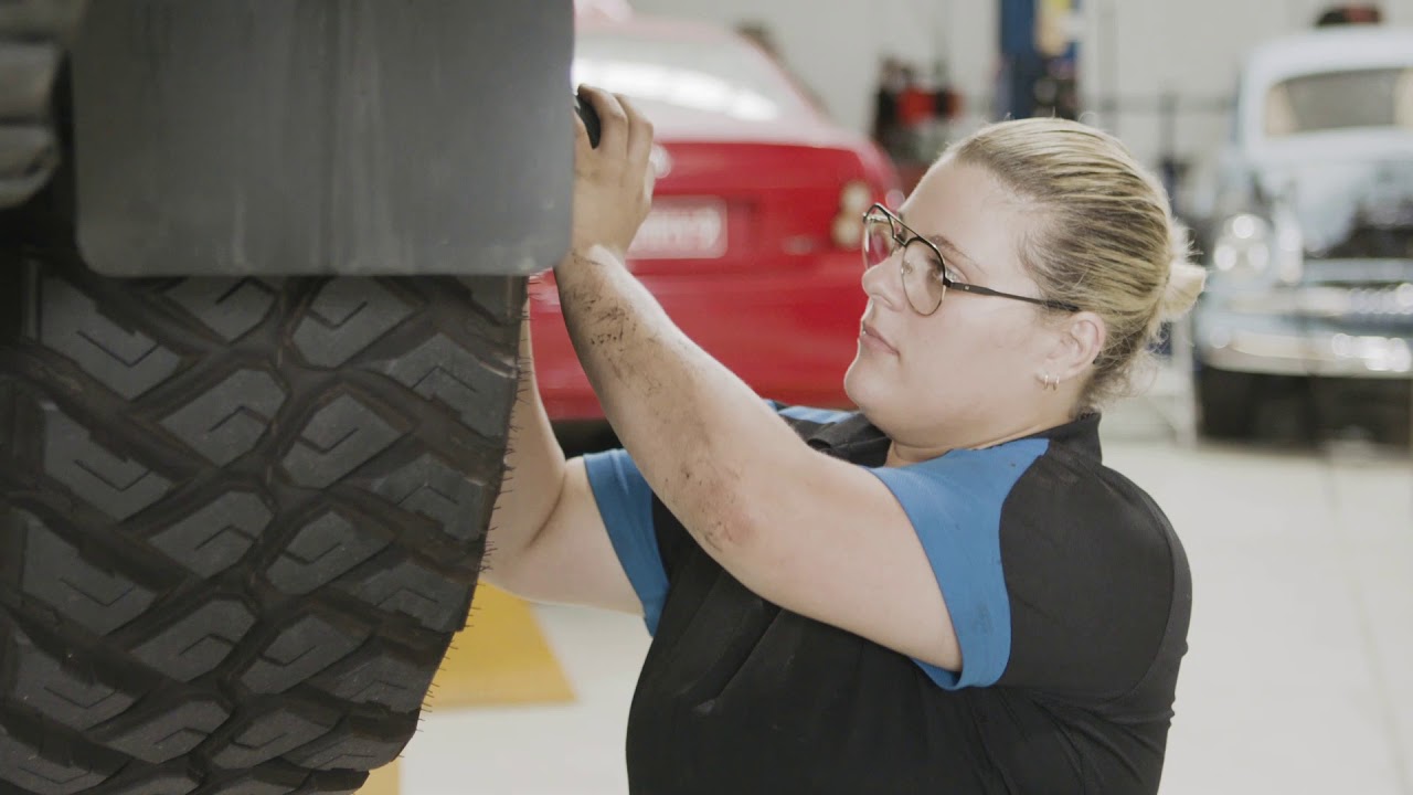 Reving up her career: Stephanie, automotive mechanic apprentice