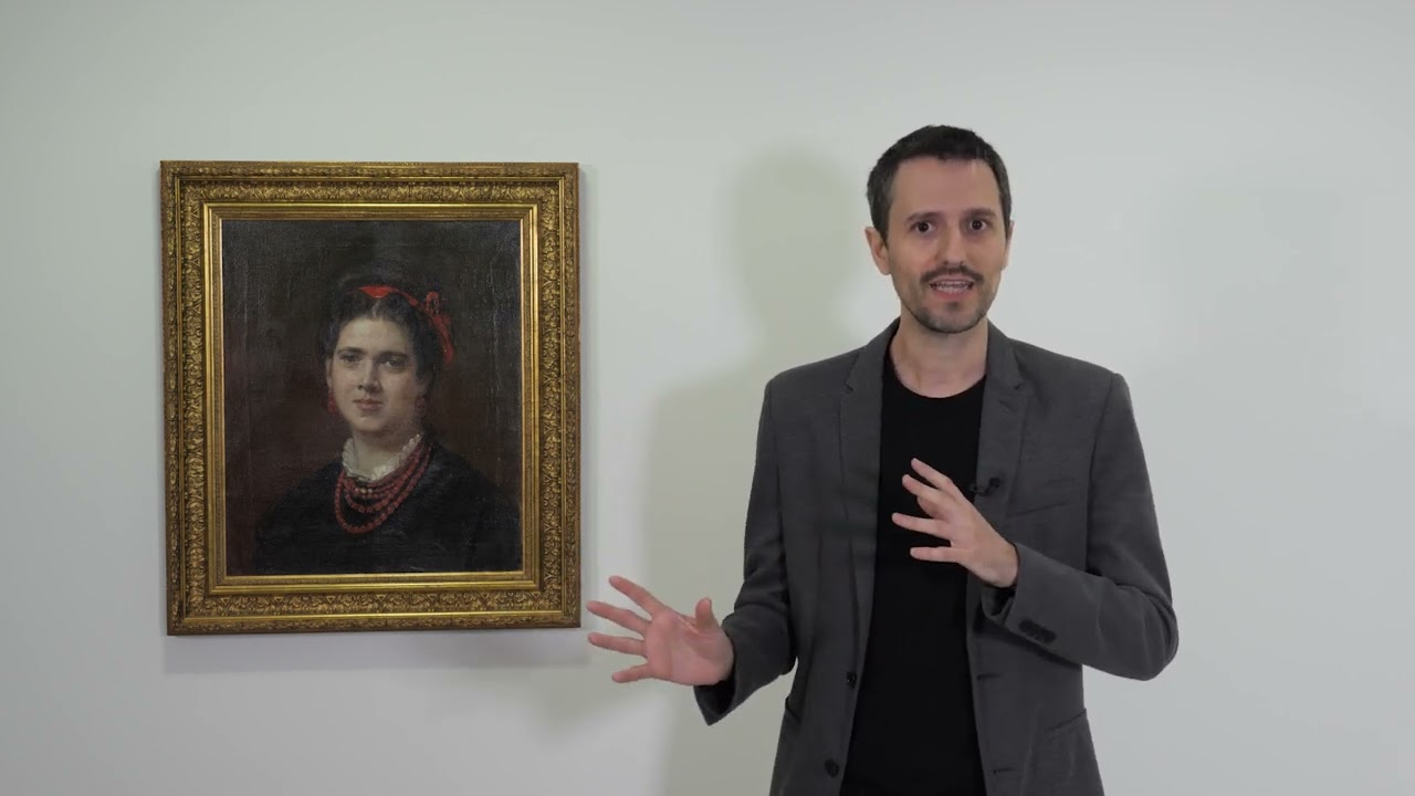Retrato de María Allende de Raimundo de Madrazo en el Museo Gómez-Moreno, por Emiliano Cano Díaz.